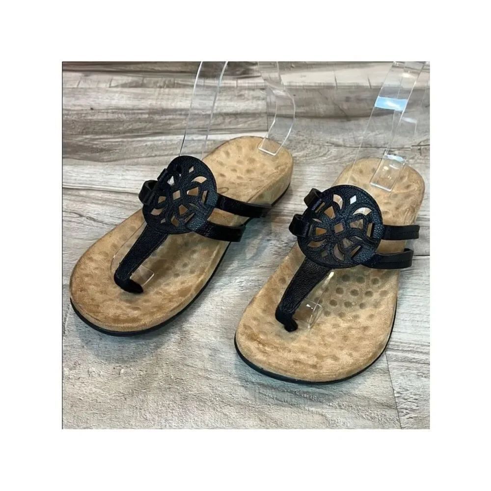 Athlefit comfort thong flip flop arch support sandal size 7.5